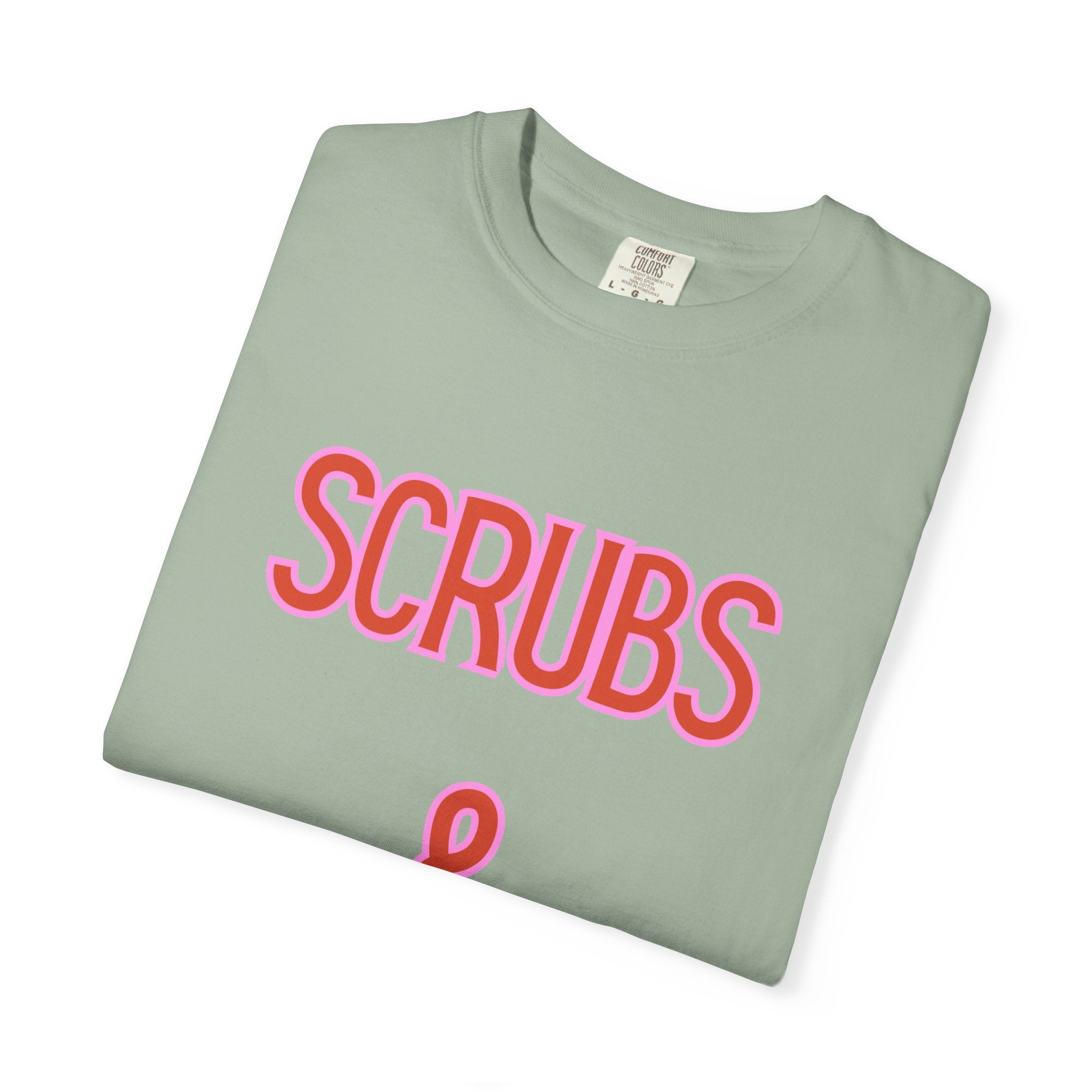 Scrubs & Coffee T-Shirt — Nurse Graphic Tee for Healthcare Workers